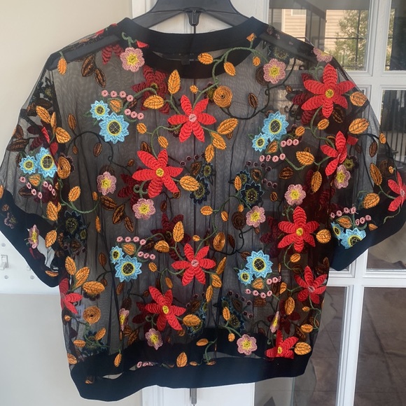 ITOO SHEER DETAILED TOP - Picture 3 of 4